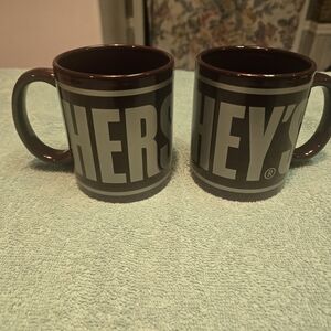 2 Hershey's Chocolate Mugs Coffee Tea Cocoa Since 1894 Galerie Brand Classic